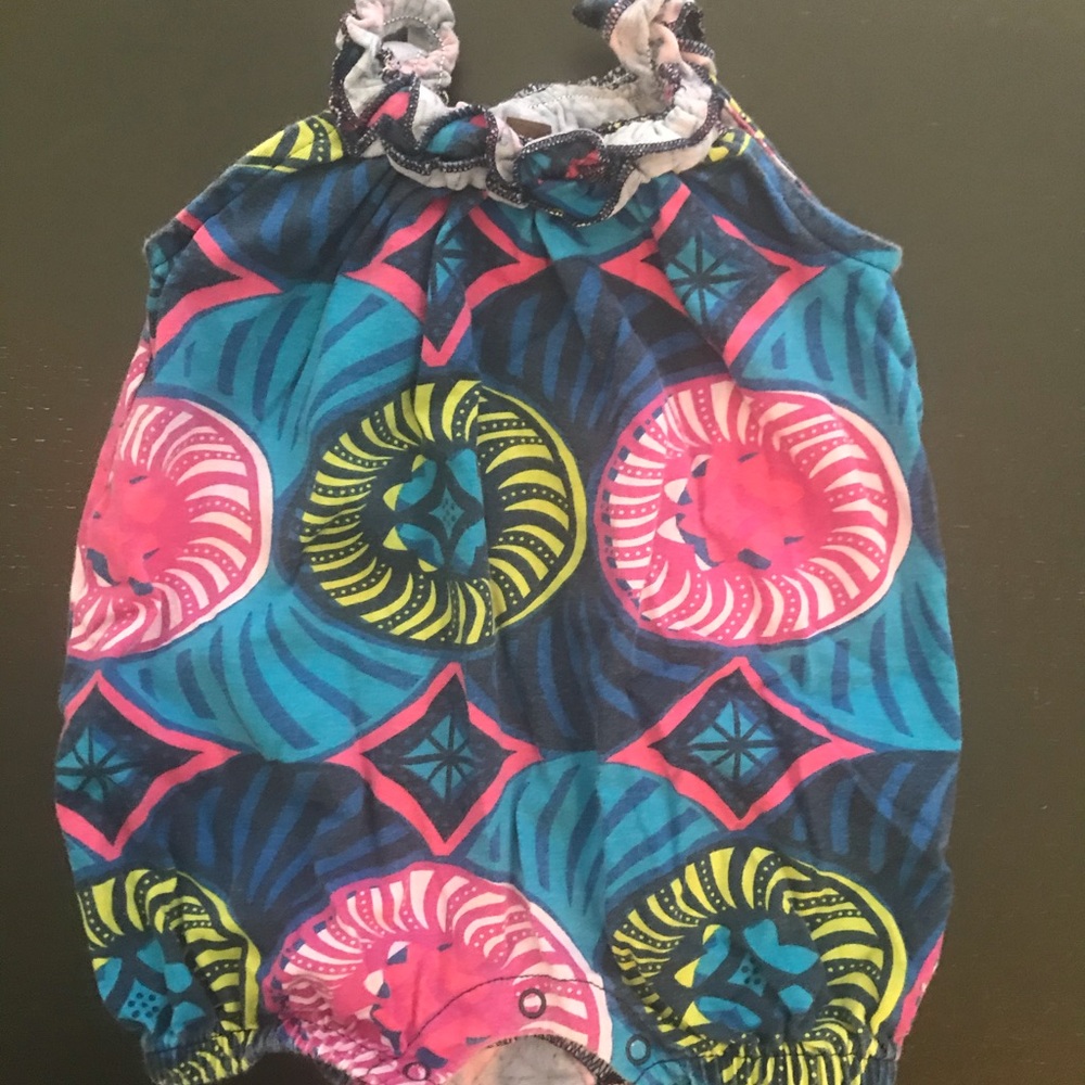 Tea Collection (0-3) bubble romper